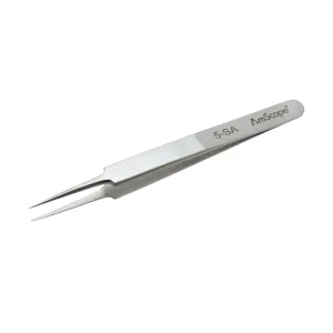 AmScope TW-062 AmScope High Precision 4 1/4 in. Tapered Ultra Fine Point Tweezers