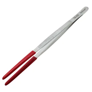 AmScope TW-430 AmScope 8 in. Plastic Coated Tip College Forceps