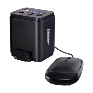 AmScope HD408 HD Series 4K 60fps 8.0MP HDMI, LAN, Wi-Fi Color CMOS C-mount Microscope Camera for Stand-alone and PC Imaging