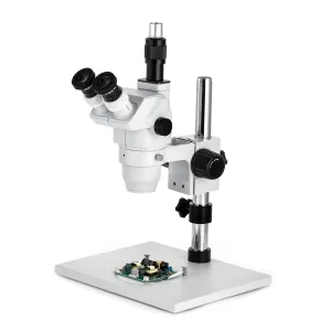 AmScope ZM-1TZ ZM-1 Series Ultimate Zoom Trinocular Stereo Microscope 3.35X-90X Magnification on Pillar Stand