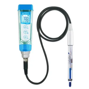 Apera Instruments AI3747 Zentest PH60Z-HT Smart pH Meter Kit for High Temerature and Caustic Solutions