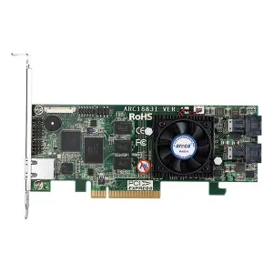 Areca ARC-1883I SAS RAID Adapter, 12G 3.0 PCIE 3.0X8, 2GB CACHE