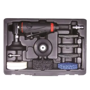 Astro Pneumatic 226 Onyx Complete Rust Removal / Grinding / Polishing Kit with Composite Body 1/4" 9