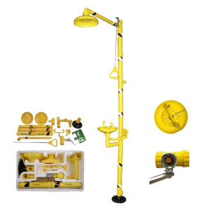 Azzota EW-8837-PT Emergency Shower / Eyewash Station (ABS Plastic)