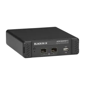 Black Box ACR1002FDP-T KVM Over IP Fiber Extender TX - Dual-Monitor, DP, USB 2.0