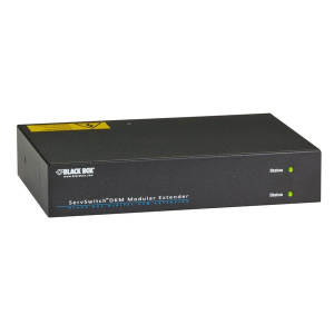 Black Box ACXMODH2R-P-R2 Modular KVM Extender Housing Chassis - Ingegrated Power Supply, 2-Slot