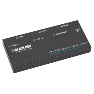 Black Box AVSP-DVI1X2 Splitter DVI-D, Audio, HDCP, 1 x 2