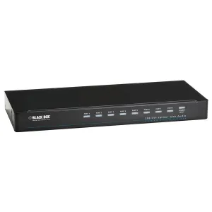Black Box AVSP-DVI1X8 DVI-D Splitter with Audio and HDCP - 1X8