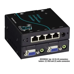 Black Box AVU5004A Multimedia Transmitter - Quad Video/Stereo Audio