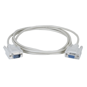 Black Box BC00230 RS-232 Serial Cable, Shielded, PVC, Molded, DB9 Male/Female with Thumbscrews, 10ft. (3.0m)