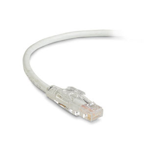 Black Box C6PC70-WH-07 CAT6 550-MHz Locking Snagless Stranded Ethernet Patch Cable - Unshielded (UTP), CM PVC (RJ45 M/M), White, 7-ft. (2.1-m)