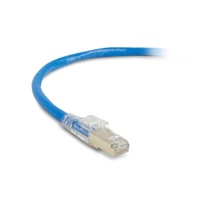 Black Box C6PC70S-BL-06 GigaTrue 3 CAT6 250-MHz Locking Snagless Stranded Ethernet Patch Cable - Shielded (S/FTP), CM PVC (RJ45 M/M), Blue, 6-ft.