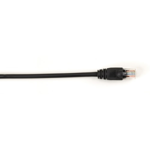 Black Box CAT6PC-004-BK 4 ft. Connect CAT6 250-MHz Molded Snagless Stranded Ethernet Patch Cable - UTP, CM PVC (RJ45 M/M) Black