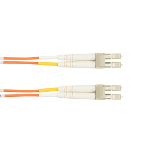 Black Box EFN110-001M-LCLC 1 ft. EFN110 Series OM1 62.5/125 Multimode Fiber Optic Patch Cable - OFNR PVC LCLC