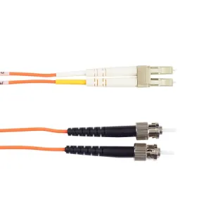 Black Box EFN110-015M-STLC 15 ft. EFN110 Series OM1 62.5/125 Multimode Fiber Optic Patch Cable - OFNR PVC STLC