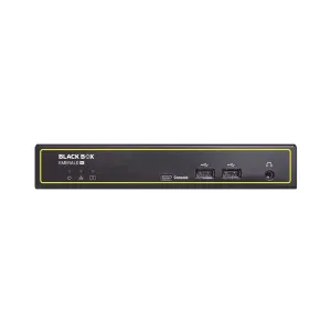 Black Box EMD2000PE-DP-R Emerald KVM-Over-IP Receiver - Single-Monitor DisplayPort USB 2.0 Audio Dual Network Ports RJ45 and SFP