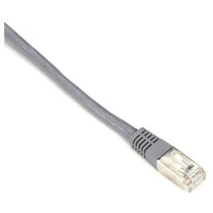 Black Box EVNSL0172GY-0006 CAT5e 100-MHz Stranded Ethernet Patch Cable with Slim FF Molded Boot - Shielded (F/UTP), CM PVC (RJ45 M/M), Gray, 6-ft.