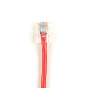 Black Box CAT6PC-B-003-RD CAT6 250-MHz Stranded Ethernet Patch Cable - Unshielded (UTP), CM PVC, No Boot (RJ45 M/M), Red, 3-ft. (0.9-m)