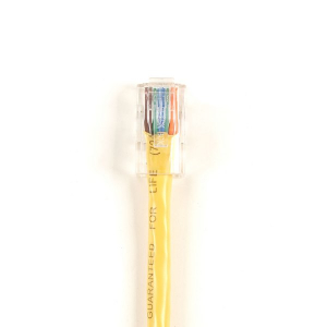 Black Box CAT5EPC-B-020-YL CAT5e 100-MHz Stranded Ethernet Patch Cable - Unshielded (UTP), CM PVC, No Boot (RJ45 M/M), Yellow, 20-ft. (6.0-m)