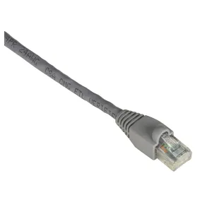 Black Box EVNSL640-0004 GigaTrue CAT6 550-MHz Snagless Stranded Ethernet Patch Cable - Unshielded (UTP), CM PVC (RJ45 M/M), Gray, 4-ft. (1.2-m)