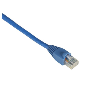 Black Box EVNSL641-0005-25PAK GigaTrue CAT6 550-MHz Snagless Stranded Ethernet Patch Cable - Unshielded (UTP), CM PVC (RJ45 M/M), Blue, 5-ft., 25-Pack