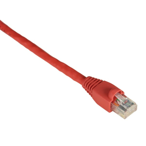 Black Box EVNSL643-0015 GigaTrue CAT6 550-MHz Snagless Stranded Ethernet Patch Cable - Unshielded (UTP), CM PVC (RJ45 M/M), Red, 15-ft. (4.6-m)