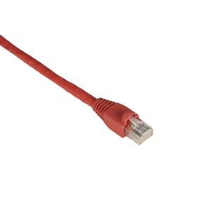 Black Box EVNSL643-0100 100 ft. GigaTrue CAT6 550-MHz Snagless Stranded Ethernet Patch Cable - Unshielded (UTP), CM PVC (RJ45 M/M) Red