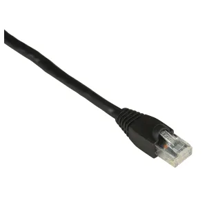 Black Box EVNSL647-0003 CAT6 550MHz Snagless Stranded Ethernet Patch Cable, Unshielded (UTP), CM PVC (RJ45 M/M), Black, 3ft. (0.9m)