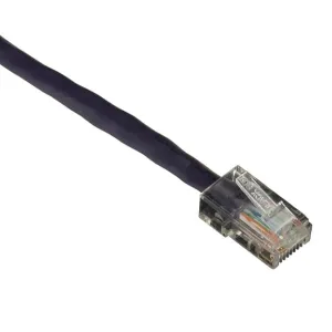 Black Box EVNSL79-0003 GigaBase CAT5e 350-MHz Stranded Ethernet Patch Cable - Unshielded (UTP), CM PVC, No Boot (RJ45 M/M), Purple, 30-ft. (9.1-m)