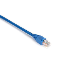 Black Box EVNSL81-0050 GigaBase CAT5e 350-MHz Snagless Stranded Ethernet Patch Cable - Unshielded (UTP), CM PVC (RJ45 M/M), Blue, 50-ft. (15.2-m)