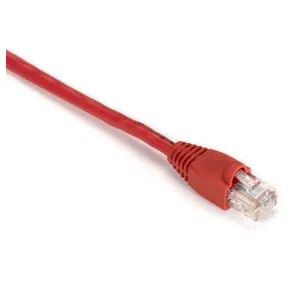 Black Box EVNSL83-0007 CAT5e 350MHz Snagless Stranded Ethernet Patch Cable, Unshielded (UTP), CM PVC (RJ45 M/M), Red, 7ft. (2.1m)