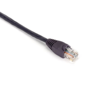 Black Box EVNSL88-0010 GigaBase CAT5e 350-MHz Snagless Stranded Ethernet Patch Cable - Unshielded (UTP), CM PVC (RJ45 M/M), Purple, 10-ft. (3.0-m)