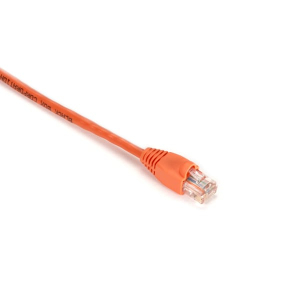 Black Box EVNSL89-0005 GigaBase CAT5e 350-MHz Snagless Stranded Ethernet Patch Cable - Unshielded (UTP), CM PVC (RJ45 M/M), Orange, 5-ft. (1.5-m)