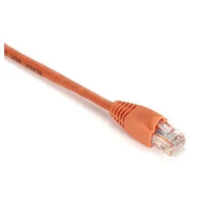 Black Box EVNSL89-0020 CAT5e 350MHz Snagless Stranded Ethernet Patch Cable, Unshielded (UTP), CM PVC (RJ45 M/M), Orange, 20ft. (6.0m)