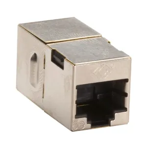 Black Box FM568-R2 CAT5e Coupler - Shielded Cross-Pin Silver