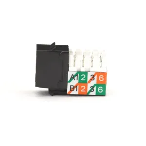 Black Box FMT365-R2 CAT3 Jack - Unshielded Black