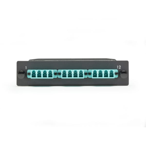 Black Box FOCA20M3-1MP12-12LC MTP OM3 Fiber Optic LGX Cassette - (1) MTP 12 to (12) LC Type A