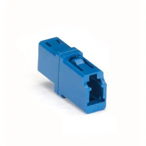 Black Box FOT127 Fiber Optic Coupling - Multimode Simplex Bronze Sleeve Rectangular LC-LC Blue