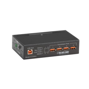 Black Box ICI200A Industrial USB 2.0 Hub - 4-Port