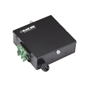 Black Box JPM398A JPM39 Series Wallmount Mini DIN Rail Fiber Enclosure, 1-Slot Adapter