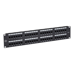 Black Box JPM648A-R2 CAT6 Patch Panel Punchdown - 2U Unshielded 48-Port