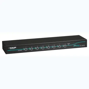 Black Box KV9208A EC Series KVM Switch for PS/2 or USB Servers and PS/2 or USB Consoles - 8-Port