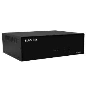 Black Box KVS4-1002VMX KVM Switch NIAP 4.0 Certified - 2-Port Single-Monitor DisplayPort with MST HDMI Out CAC