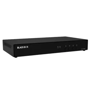 Black Box KVS4-1004KX Secure KVM Switch, NIAP 4.0 Certified - 4-Port, CAC