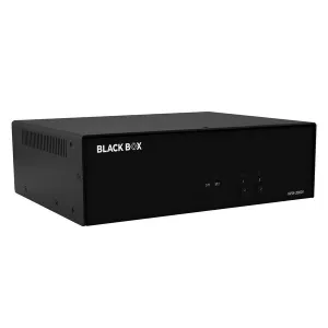 Black Box KVS4-2002V KVM Switch, NIAP 4.0 Certified, 2-Port, Dual-Monitor, DisplayPort