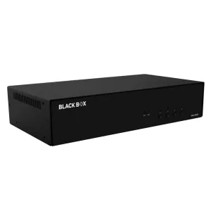 Black Box KVS4-2004D Secure KVM Switch, NIAP 4.0 Certified - 4-Port, Dual-Monitor, DVI-I