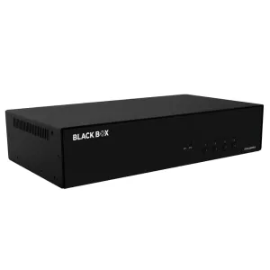 Black Box KVS4-2004HVX Secure KVM Switch, NIAP 4.0 Certified - 4-Port, Dual-Monitor, FlexPort HDMI/DisplayPort, CAC