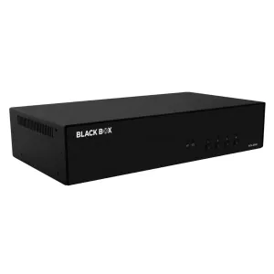 Black Box KVS4-2004V Secure KVM Switch, NIAP 4.0 Certified - 4-Port, Dual-Monitor, DisplayPort