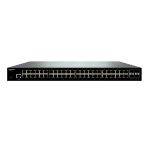 Black Box LGB5052A-R3 Gigabit Ethernet (1000-Mbps) Managed Switch - (48) 10/100/1000-Mbps Copper RJ45, (4) 1/10Gbps SFP+