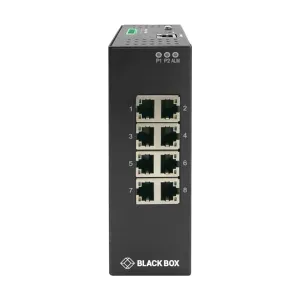 Black Box LIG1080A LIG1000 Series Gigabit Ethernet (1000-Mbps) Extreme Temperature Managed Switch - (8) 10/100/1000-Mbps Copper RJ45